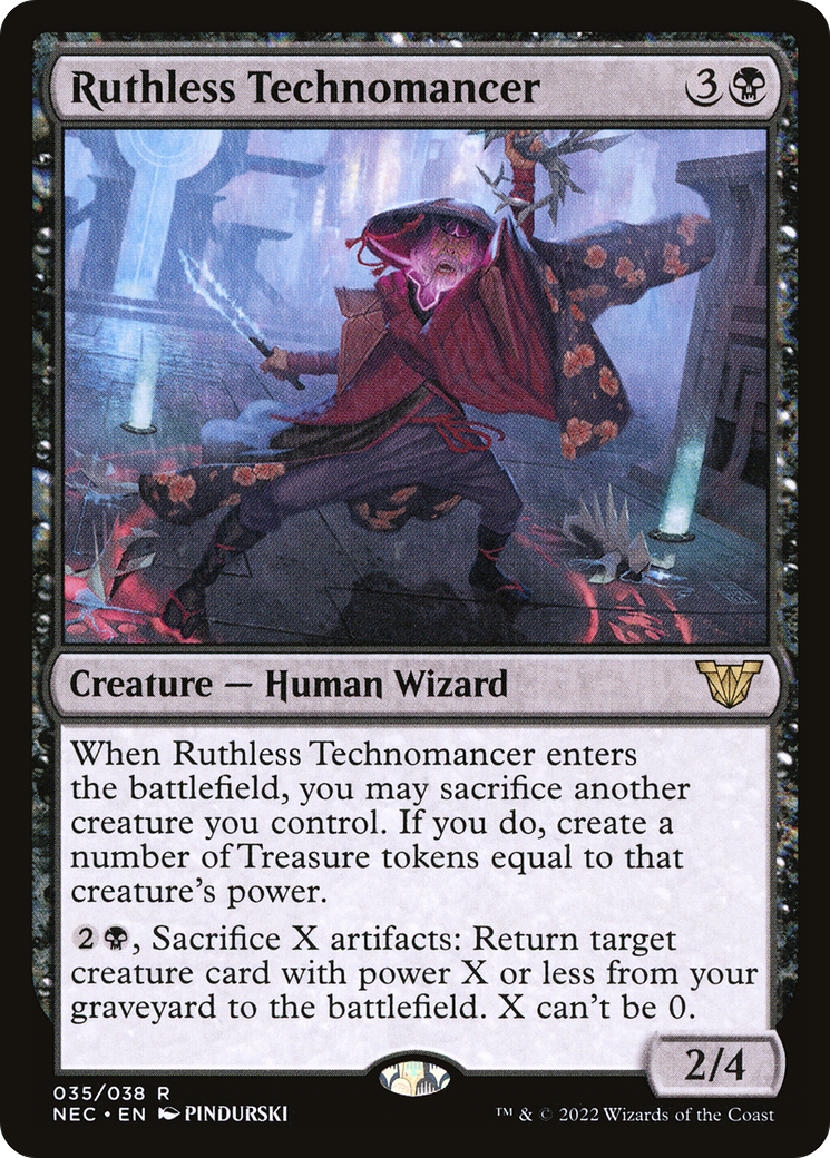 Ruthless Technomancer [Kamigawa: Neon Dynasty Commander]-1