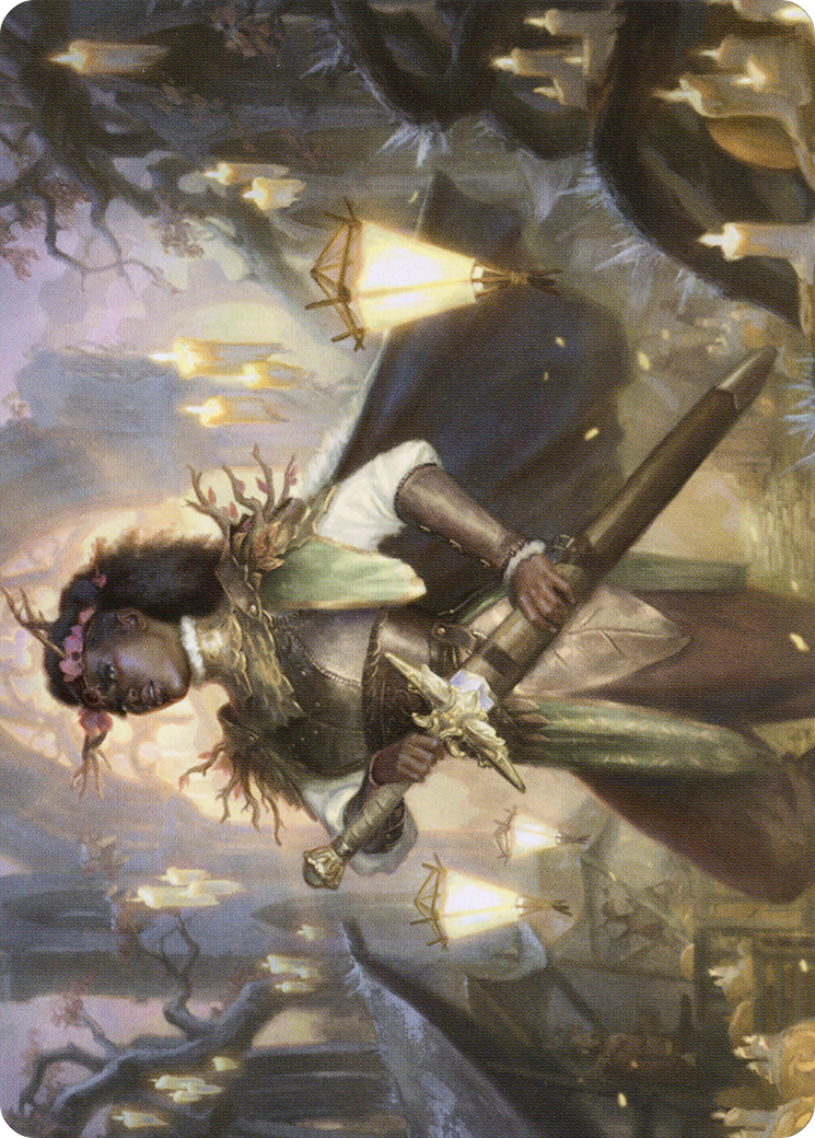 Sungold Sentinel // Sungold Sentinel (AMID-020) - Midnight Hunt Art Series (Borderless)-1
