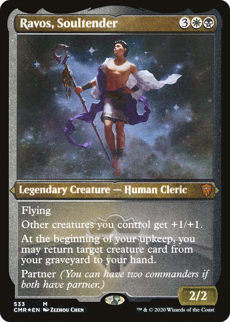 Ravos, Soultender (Etched) [Commander Legends]-1