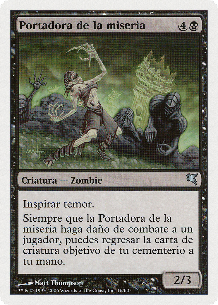 Woebearer (Spanish) - "Portadora de la miseria" (PSAL-F16) - Salvat 2005-1