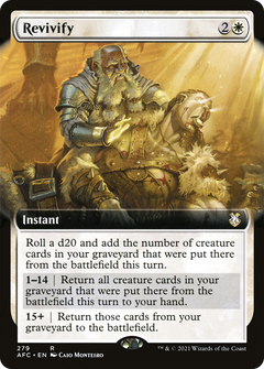 Revivify (Extended Art) [Dungeons & Dragons: Adventures in the Forgotten Realms Commander]-1