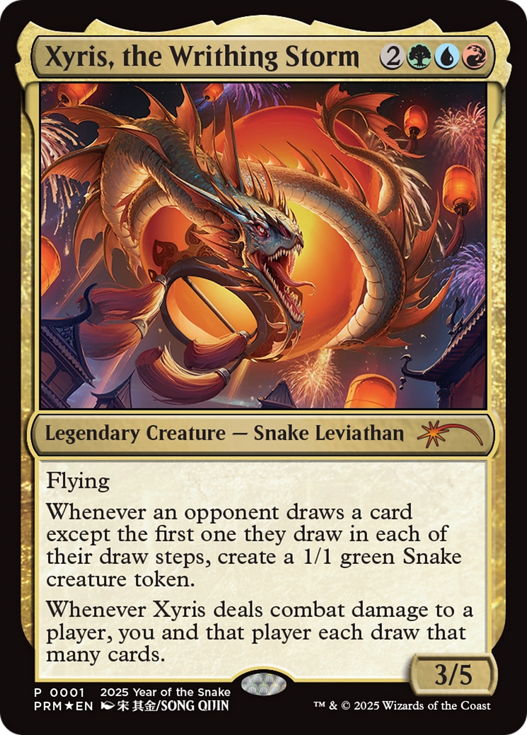 Xyris, the Writhing Storm (Year of the Snake 2025) [Standard Showdown Promos]-1