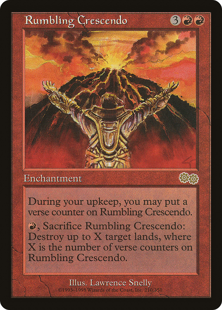 Rumbling Crescendo [Urza's Saga]-1