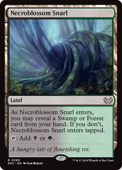 Necroblossom Snarl [Duskmourn: House of Horror Commander]-1