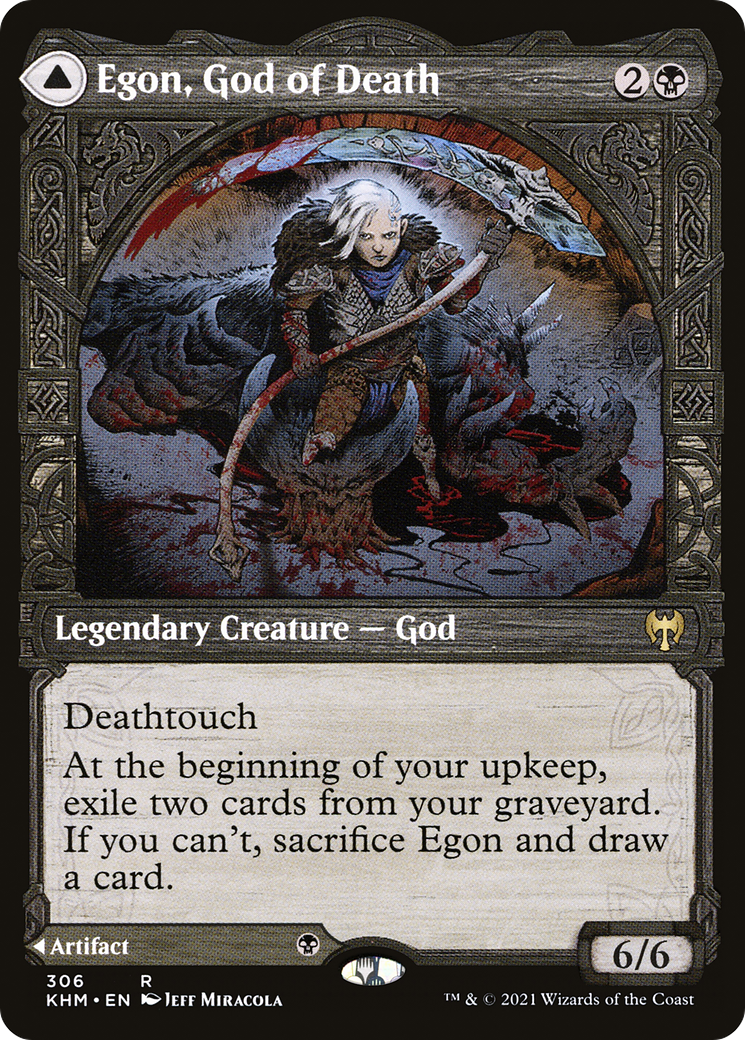 Egon, God of Death // Throne of Death (Showcase) [Kaldheim]-3