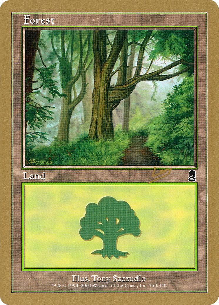 Forest (350) - 2002 Raphael Levy (ODY) (WCD-) - World Championship Decks 2002-1