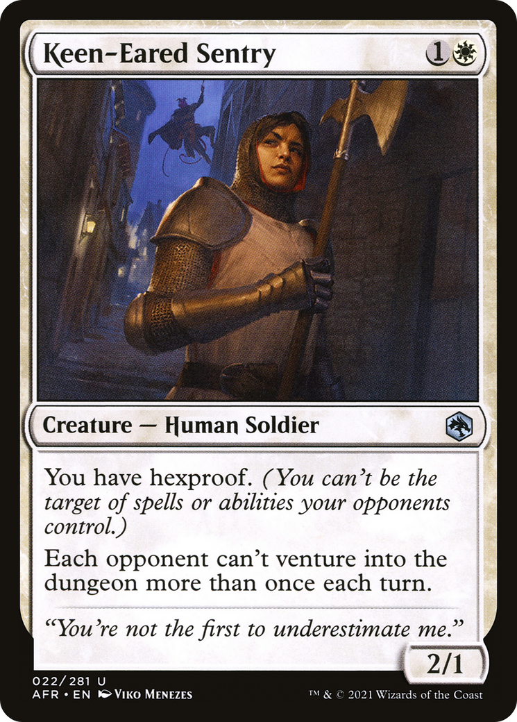 Keen-Eared Sentry [Dungeons & Dragons: Adventures in the Forgotten Realms]-1