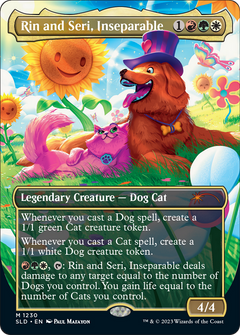 Rin and Seri, Inseparable (Borderless) [Secret Lair Drop Series]-1