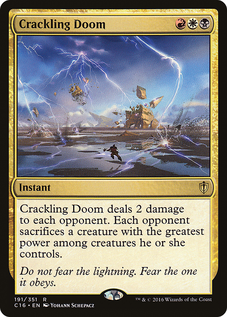 Crackling Doom [Commander 2016]-1