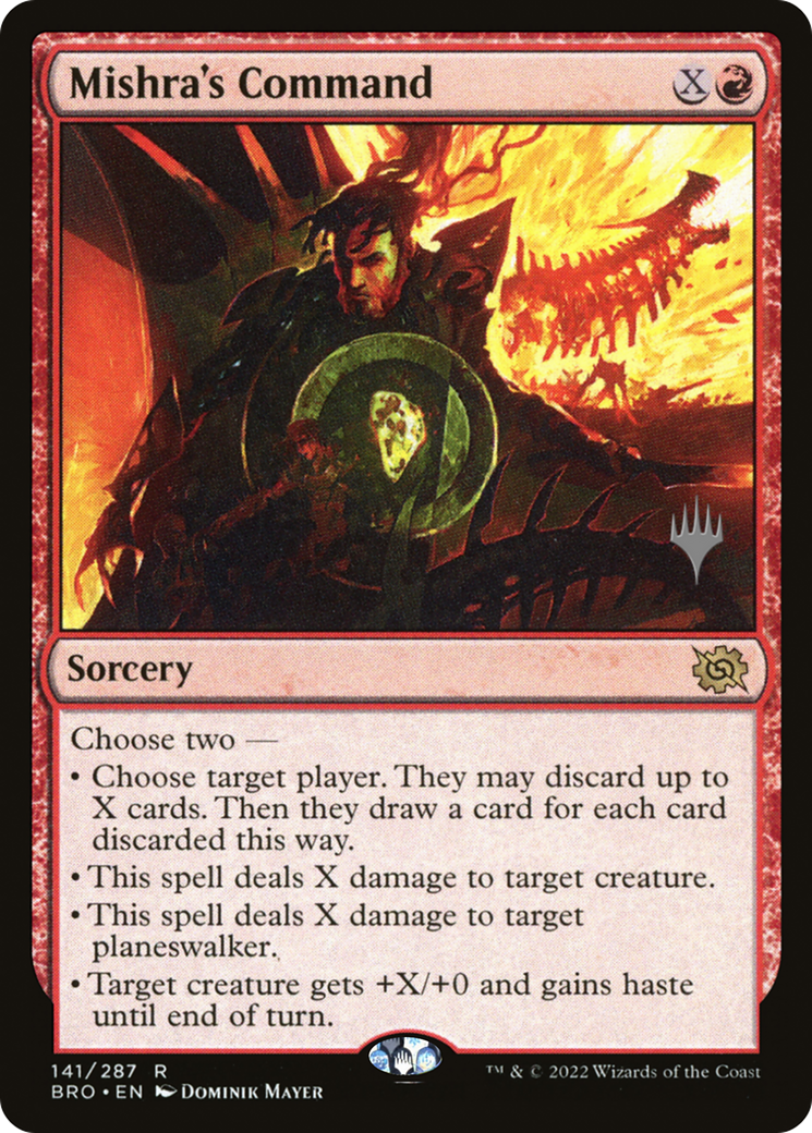 Mishra's Command (Promo Pack) [The Brothers' War Promos]-1