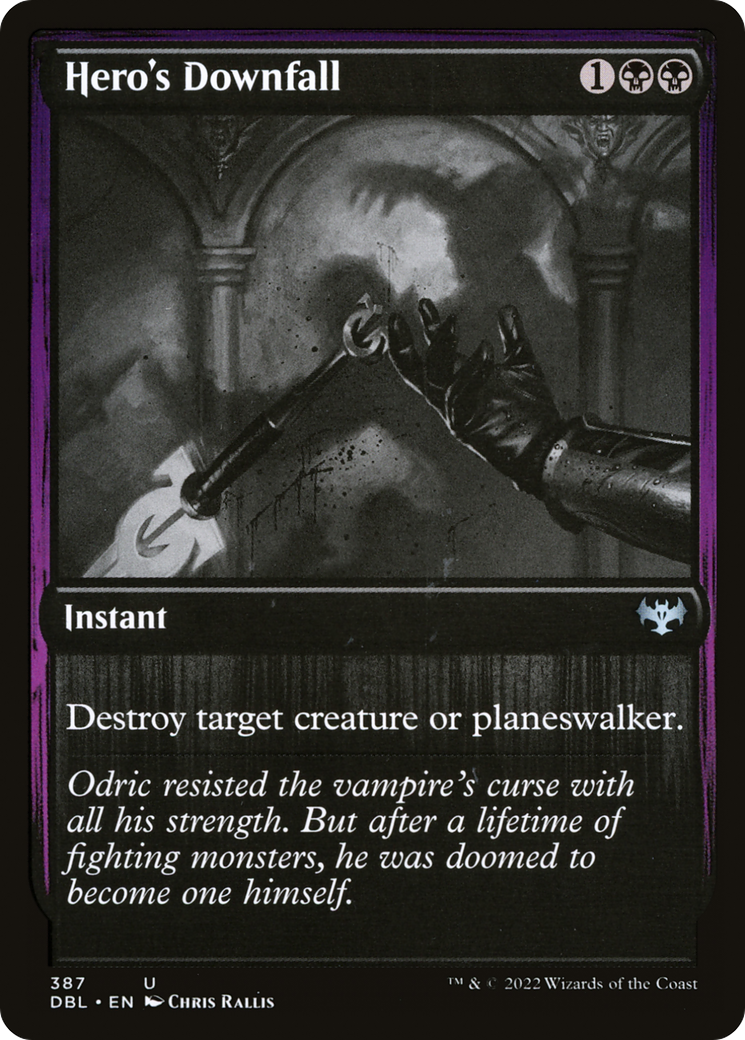 Hero's Downfall [Innistrad: Double Feature]-1