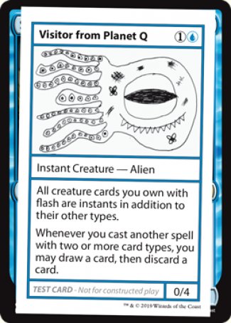 Visitor from Planet Q (2021 Edition) [Mystery Booster Playtest Cards]-1