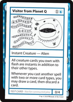 Visitor from Planet Q (2021 Edition) [Mystery Booster Playtest Cards]-1
