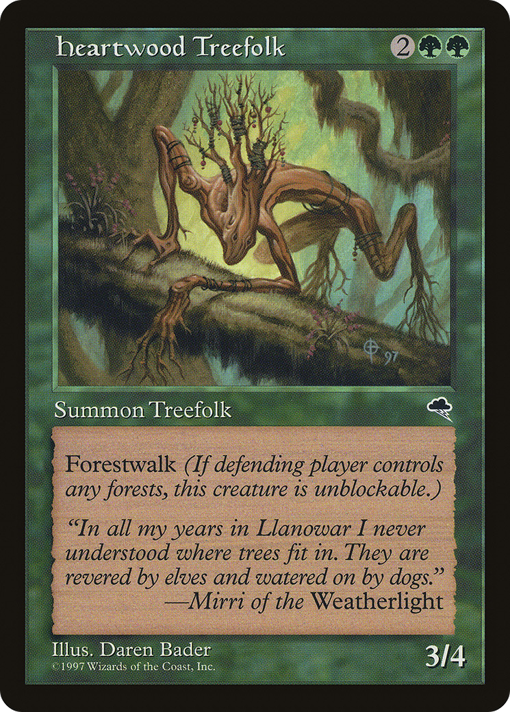 Heartwood Treefolk [Tempest]-1