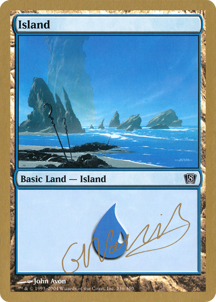 Island (336) - 2004 Gabriel Nassif (8ED) (WCD-) - World Championship Decks 2004-1