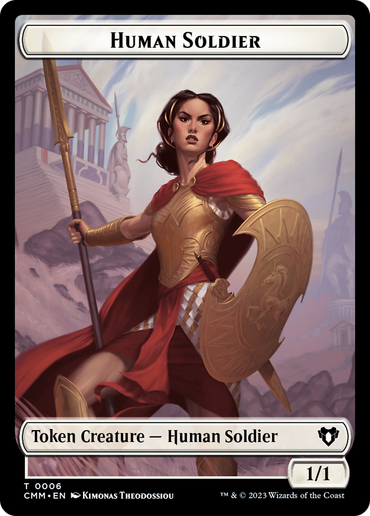 Human Soldier (TCMM-006) - Commander Masters Tokens Foil-1