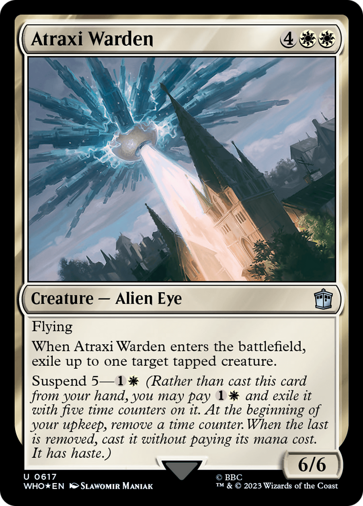 Atraxi Warden (Surge Foil) [Doctor Who]-1