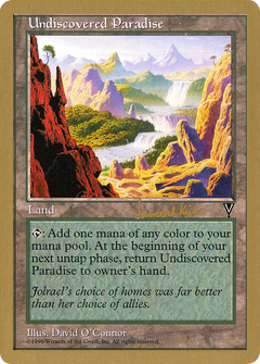 Undiscovered Paradise - 1997 Janosch Kuhn (VIS) (WCD-) - World Championship Decks 1997-1