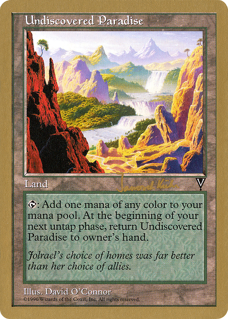 Undiscovered Paradise - 1997 Janosch Kuhn (VIS) (WCD-) - World Championship Decks 1997-1