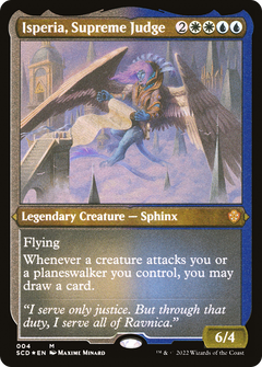 Isperia, Supreme Judge (SCD-004) - Starter Commander Decks Etched Foil-1