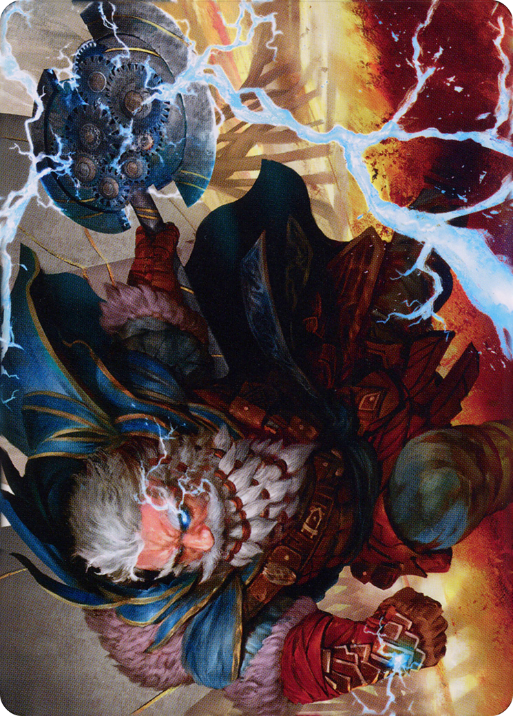 Electrostatic Infantry // Electrostatic Infantry (ADMU-030) - Dominaria United Art Series (Borderless)-3