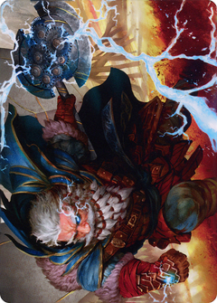 Electrostatic Infantry // Electrostatic Infantry (ADMU-030) - Dominaria United Art Series (Borderless) Foil-3
