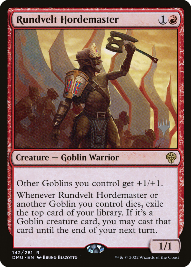 Rundvelt Hordemaster (Promo Pack) [Dominaria United Promos]-1