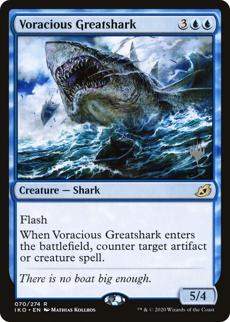 Voracious Greatshark (PPIKO-070) - Ikoria: Lair of Behemoths Promos-1