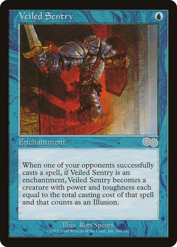 Veiled Sentry (USG-109) - Urza's Saga-1