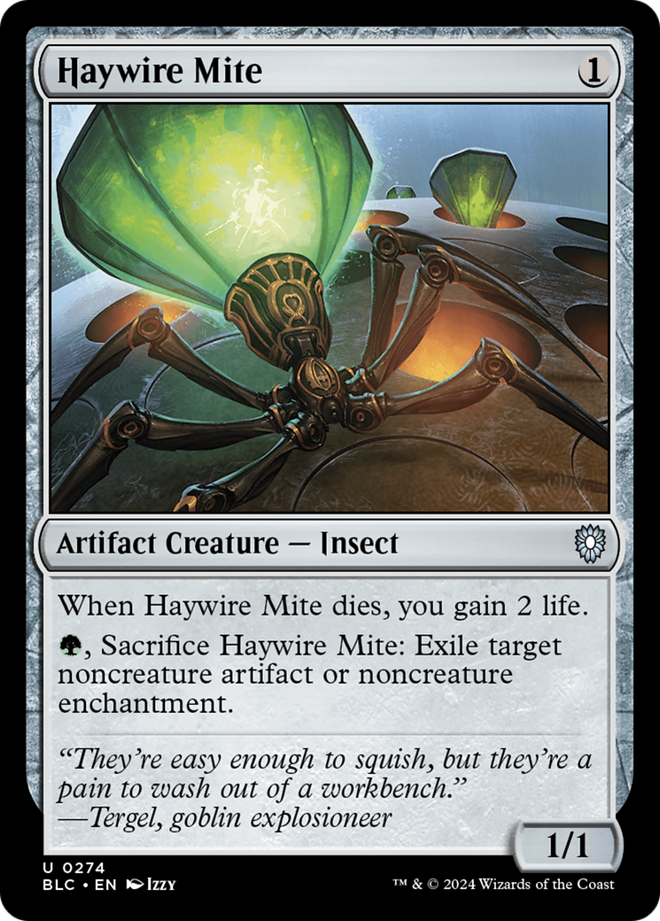 Haywire Mite [Bloomburrow Commander]-1