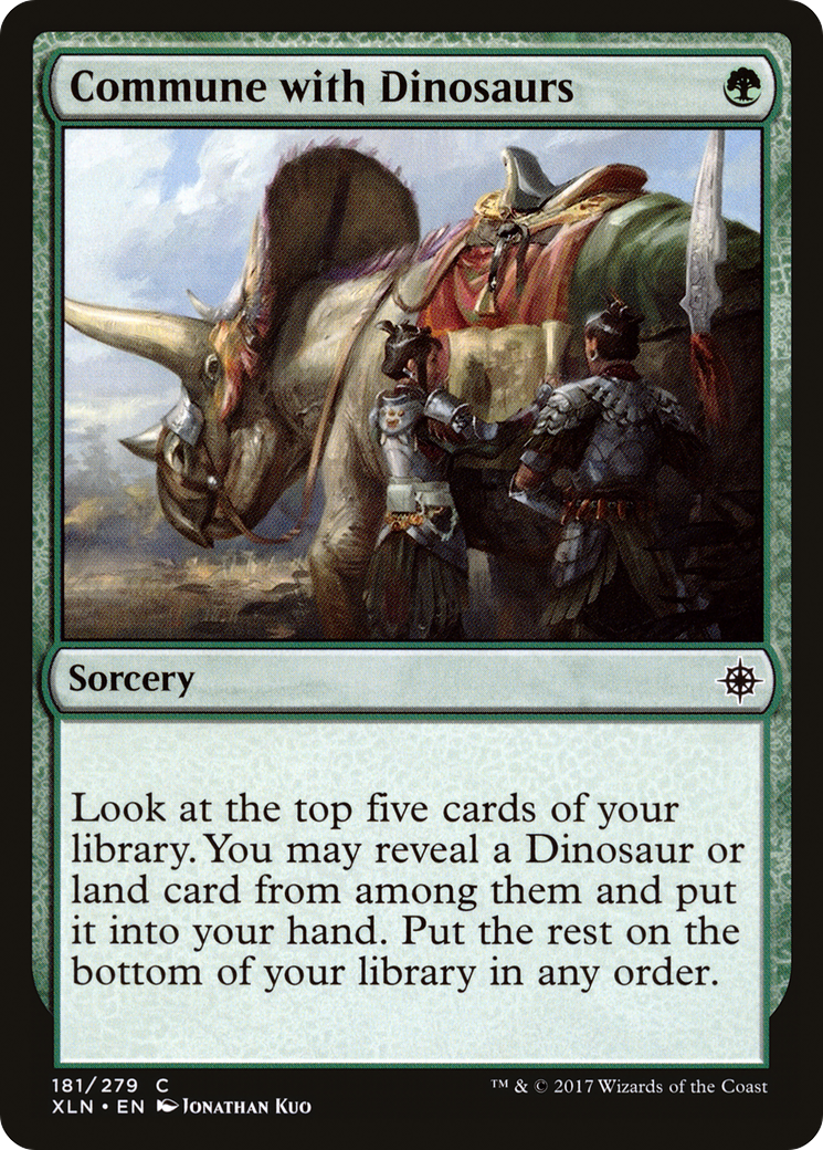 Commune with Dinosaurs [Ixalan]-1