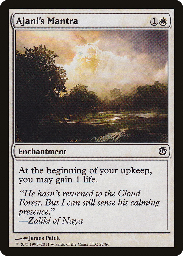 Ajani's Mantra [Duel Decks: Ajani vs. Nicol Bolas]-1