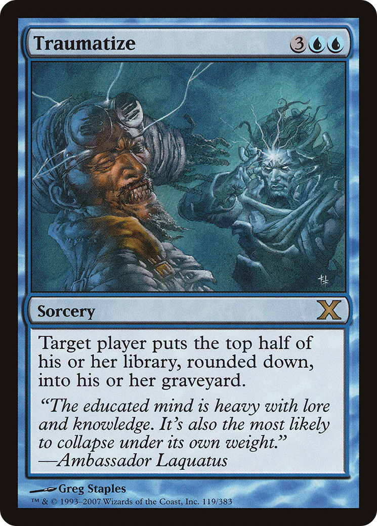 Traumatize (10E-119) - Tenth Edition Foil-1