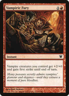 Vampiric Fury (ISD-167) - Innistrad Foil-1