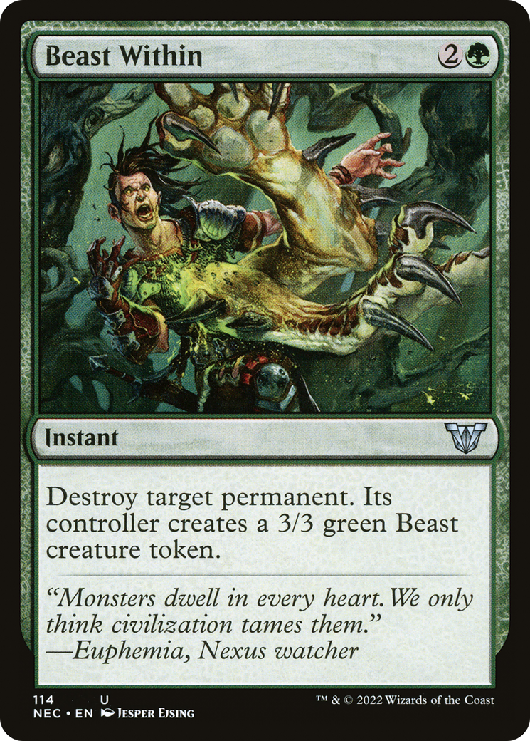 Beast Within [Kamigawa: Neon Dynasty Commander]-1
