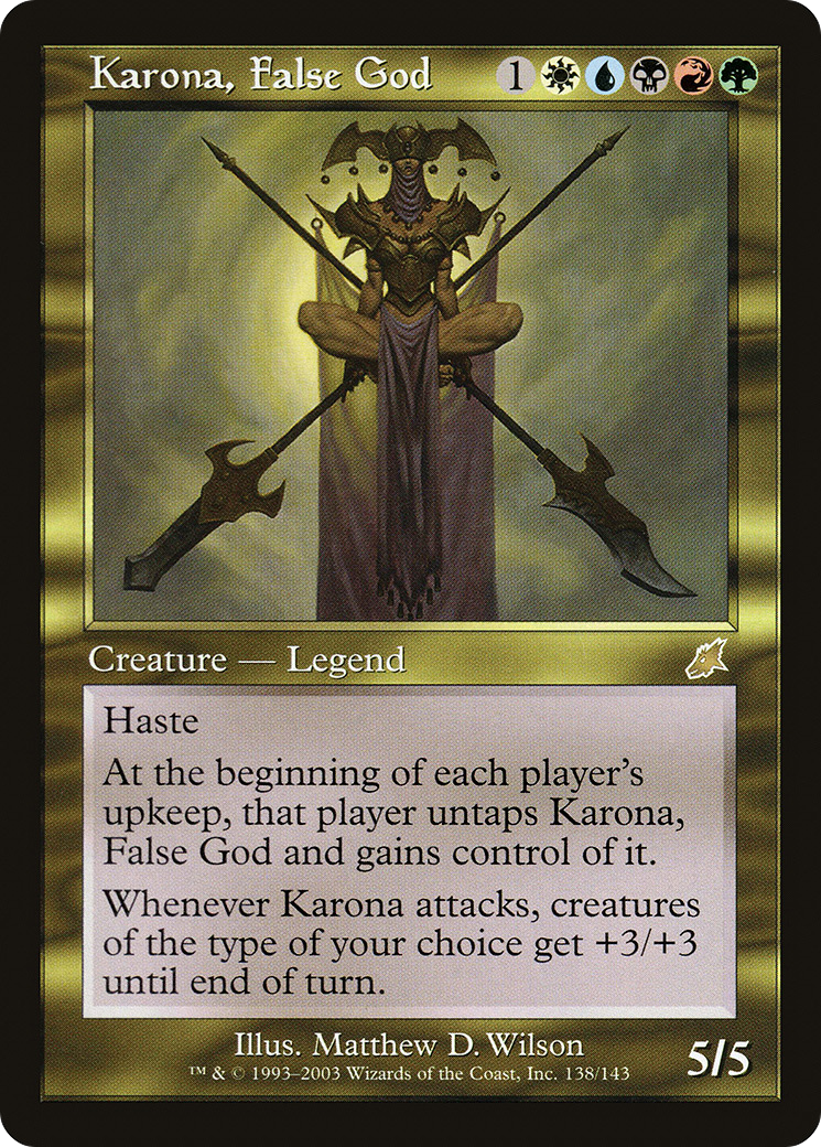 Karona, False God [Scourge]-1