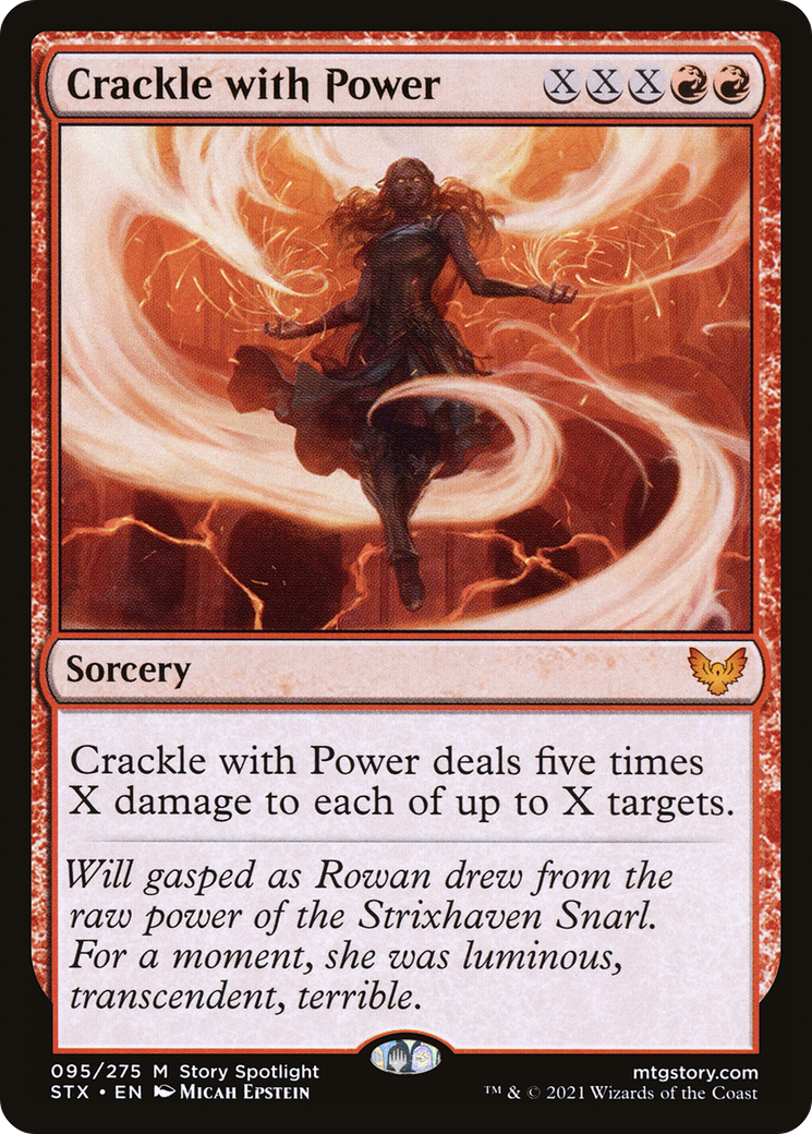 Crackle with Power [Strixhaven: School of Mages]-1
