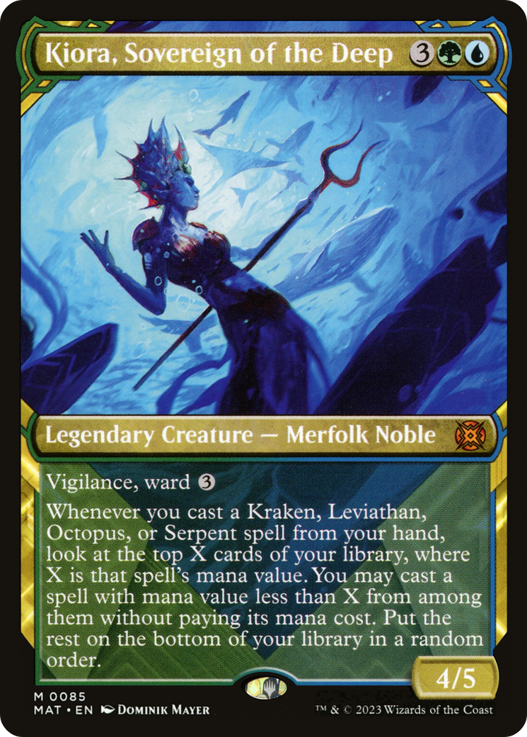 Kiora, Sovereign of the Deep (Showcase) [March of the Machine: The Aftermath]-1