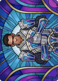 Aron, Benalia's Ruin // Aron, Benalia's Ruin (ADMU-043) - Dominaria United Art Series (Borderless)-3