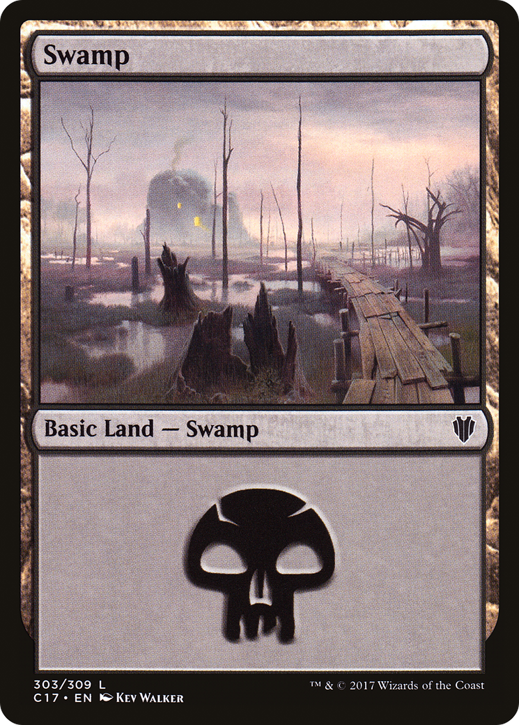 Swamp (303) [Commander 2017]-1
