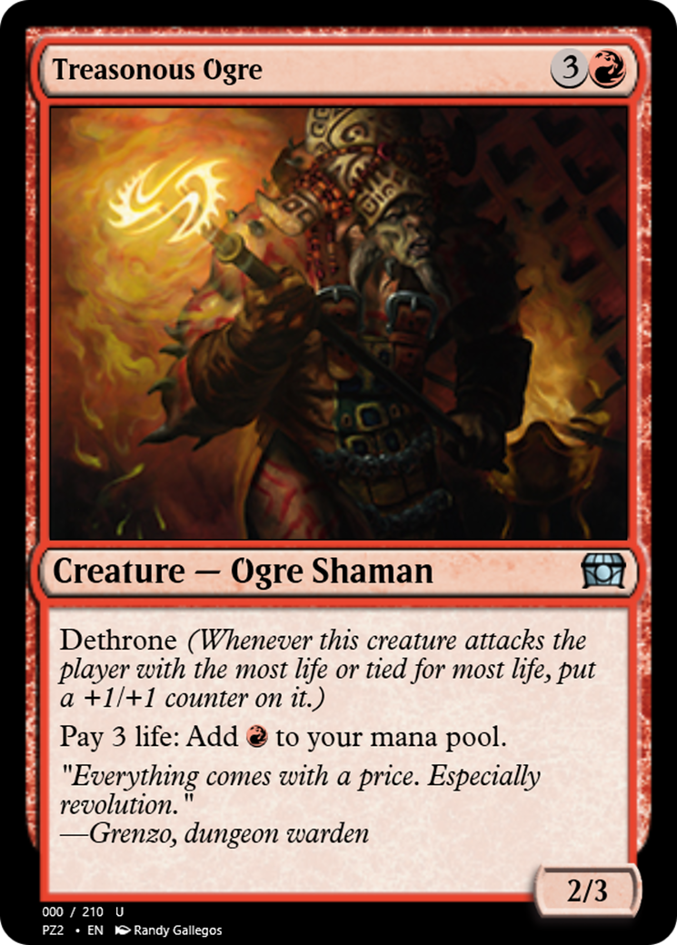 Treasonous Ogre (PZ2-65779) - Treasure Chest-1