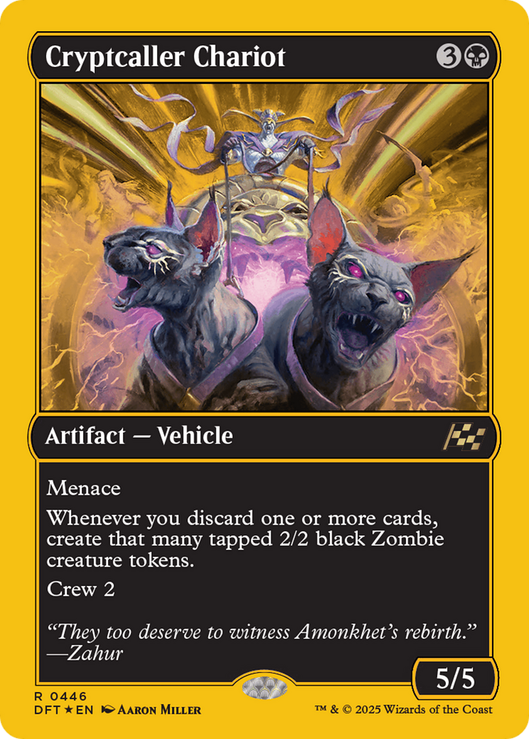 Cryptcaller Chariot (First-Place Foil) [Aetherdrift]-1