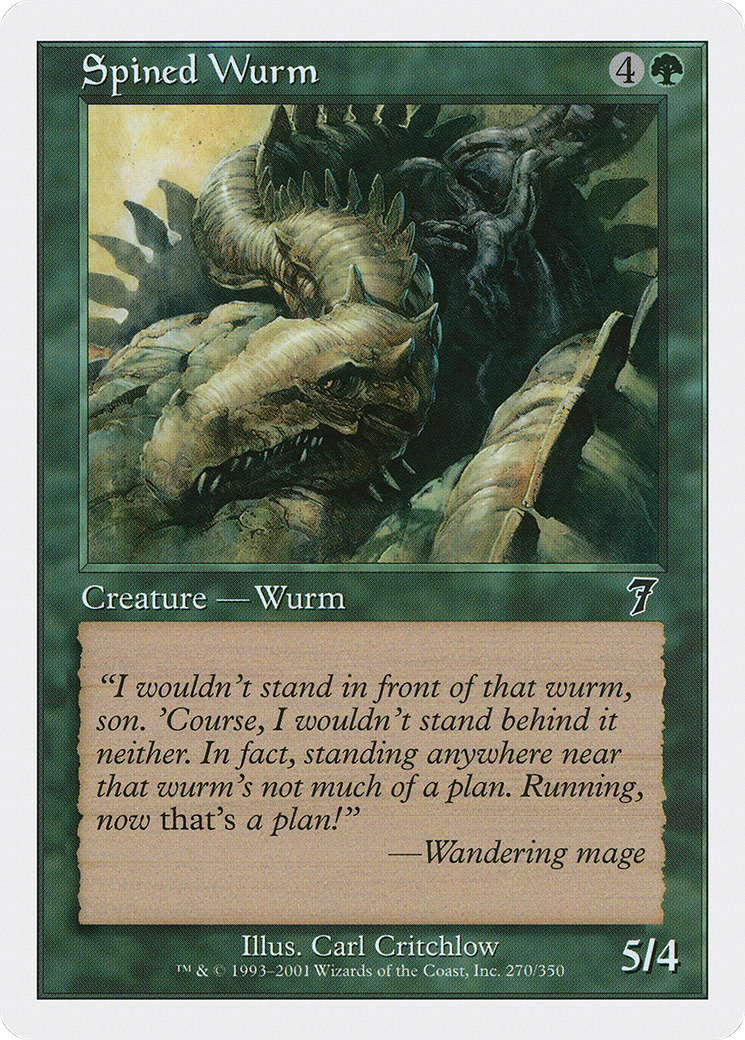 Spined Wurm [Seventh Edition]-1