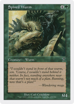 Spined Wurm [Seventh Edition]-1
