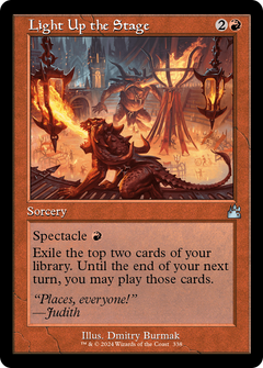 Light Up the Stage (Retro Frame) [Ravnica Remastered]-1