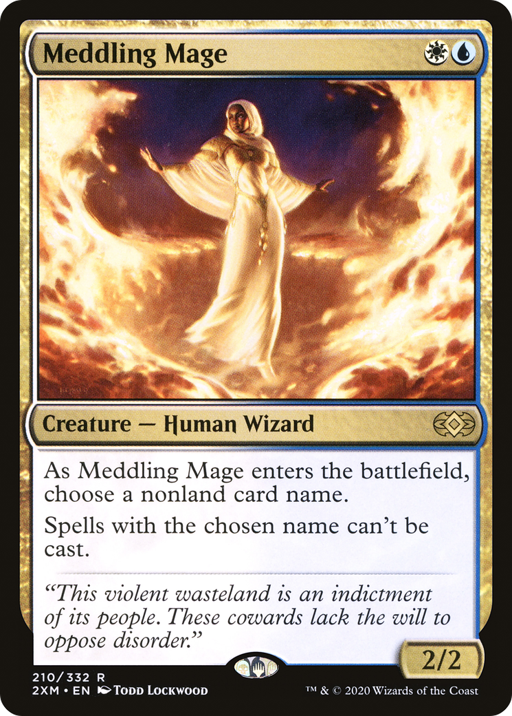 Meddling Mage [Double Masters]-1