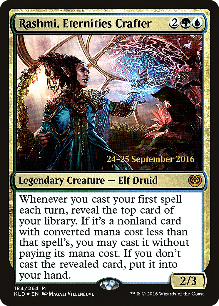 Rashmi, Eternities Crafter [Kaladesh Prerelease Promos]-1