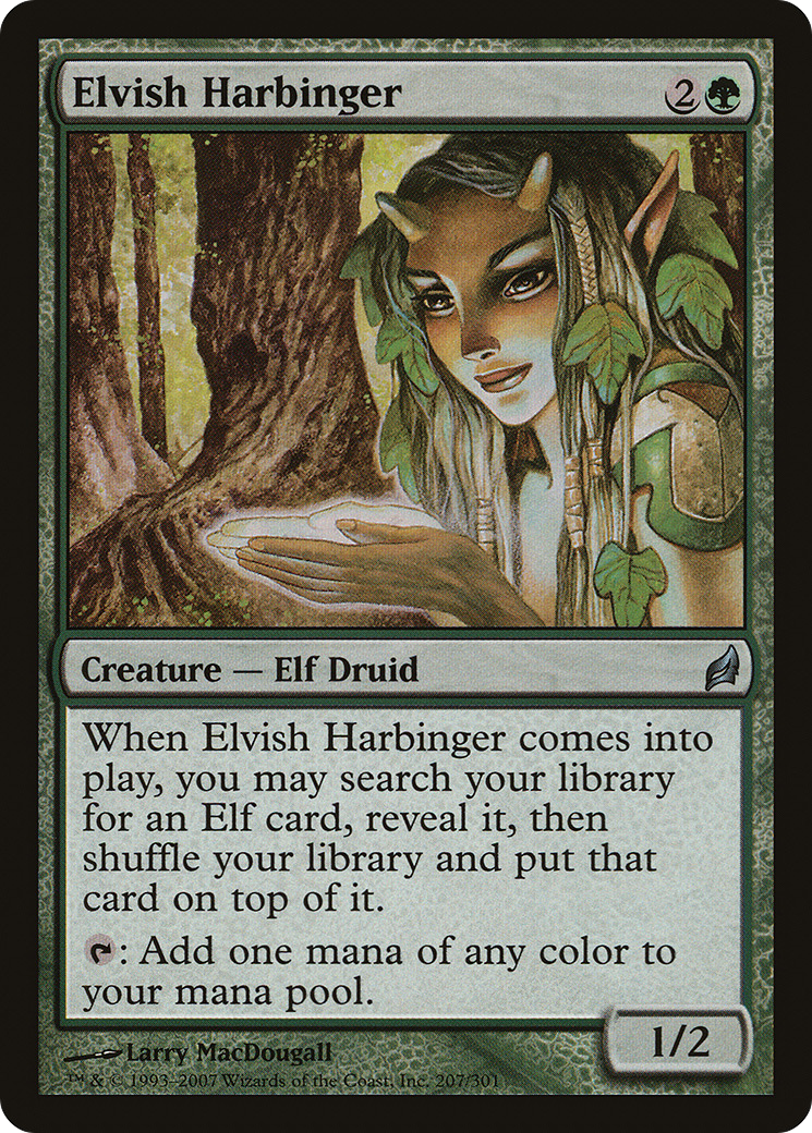 Elvish Harbinger [Lorwyn]-1