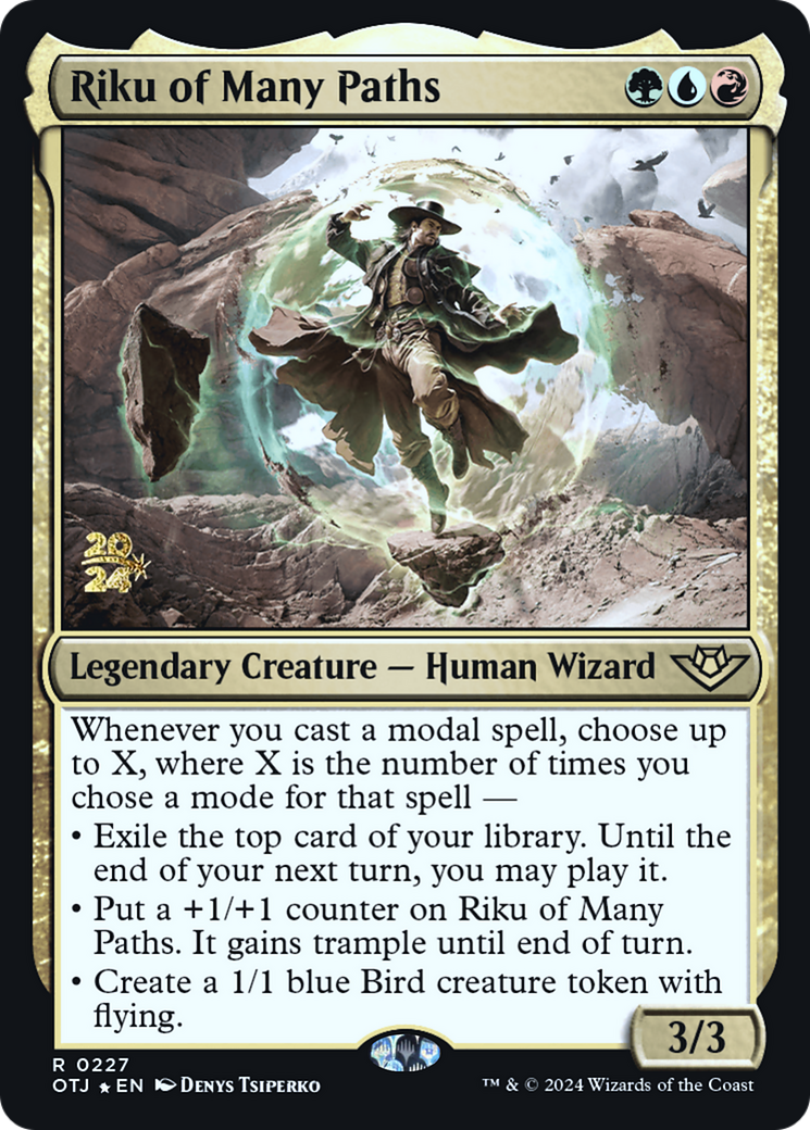 Riku of Many Paths [Outlaws of Thunder Junction Prerelease Promos]-1