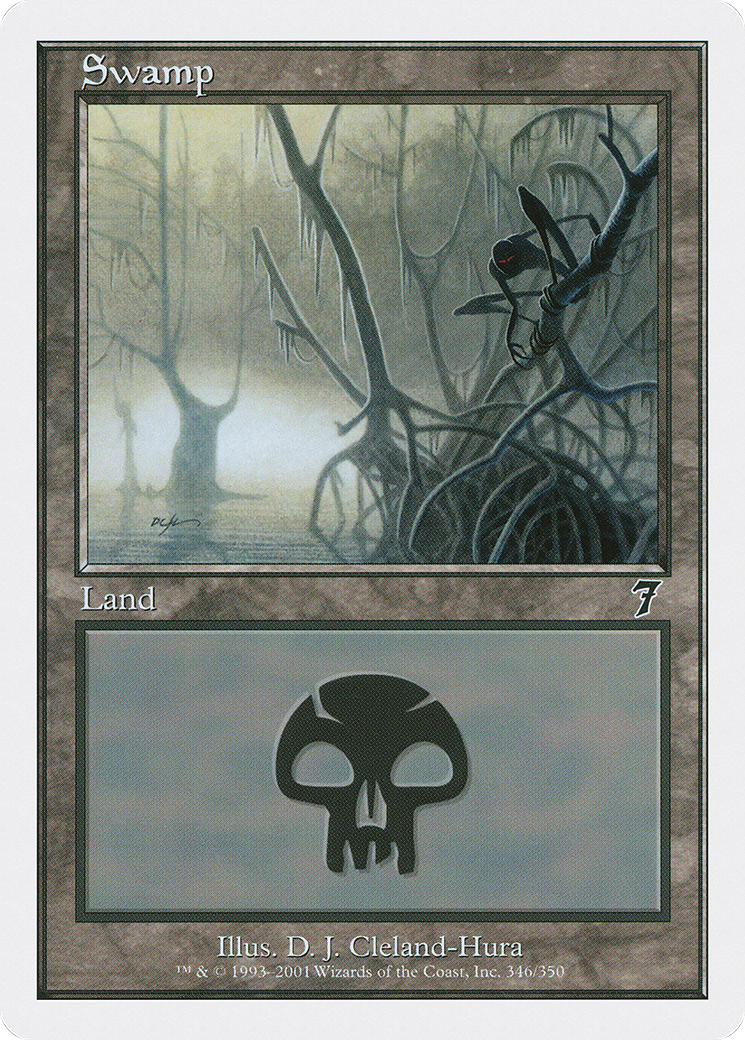 Swamp (346) [Seventh Edition]-1